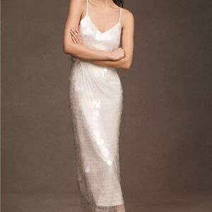 BHLDN Amour Sequin Midi Dress